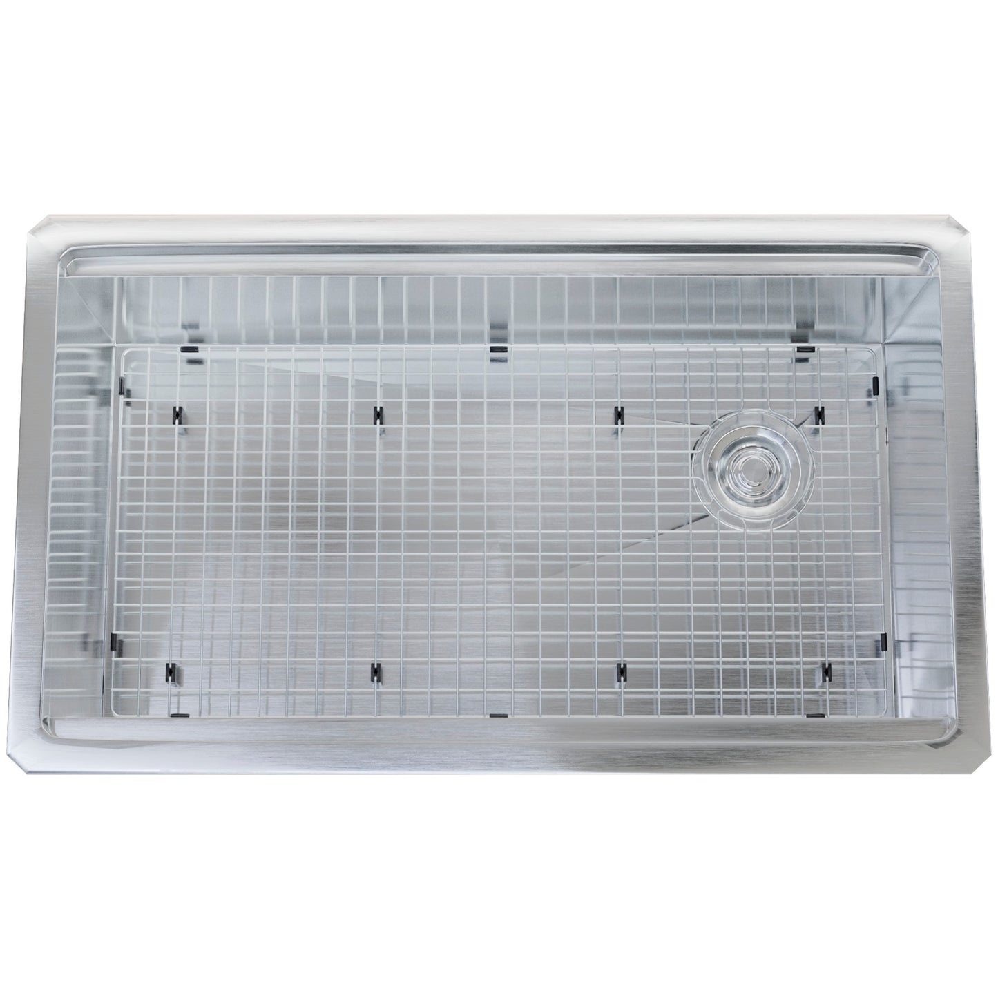 All-in Single Bowl Stainless Steel Kitchen Sink Workstation with Accessories - NKS-SBALLINART04