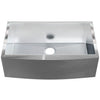 Zero Radius Stainless Steel Single Bowl Farmhouse Kitchen Sink  - NKSS-SBFARM