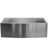 Zero Radius Stainless Steel Single Bowl Farmhouse Kitchen Sink  - NKSS-SBFARM