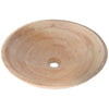 Natural Beige Travertine Stone Vessel Bath Sink NOSV-BT