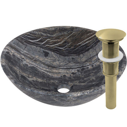 Natural Lunar Marble Stone Vessel Bath Sink NOSV-LM