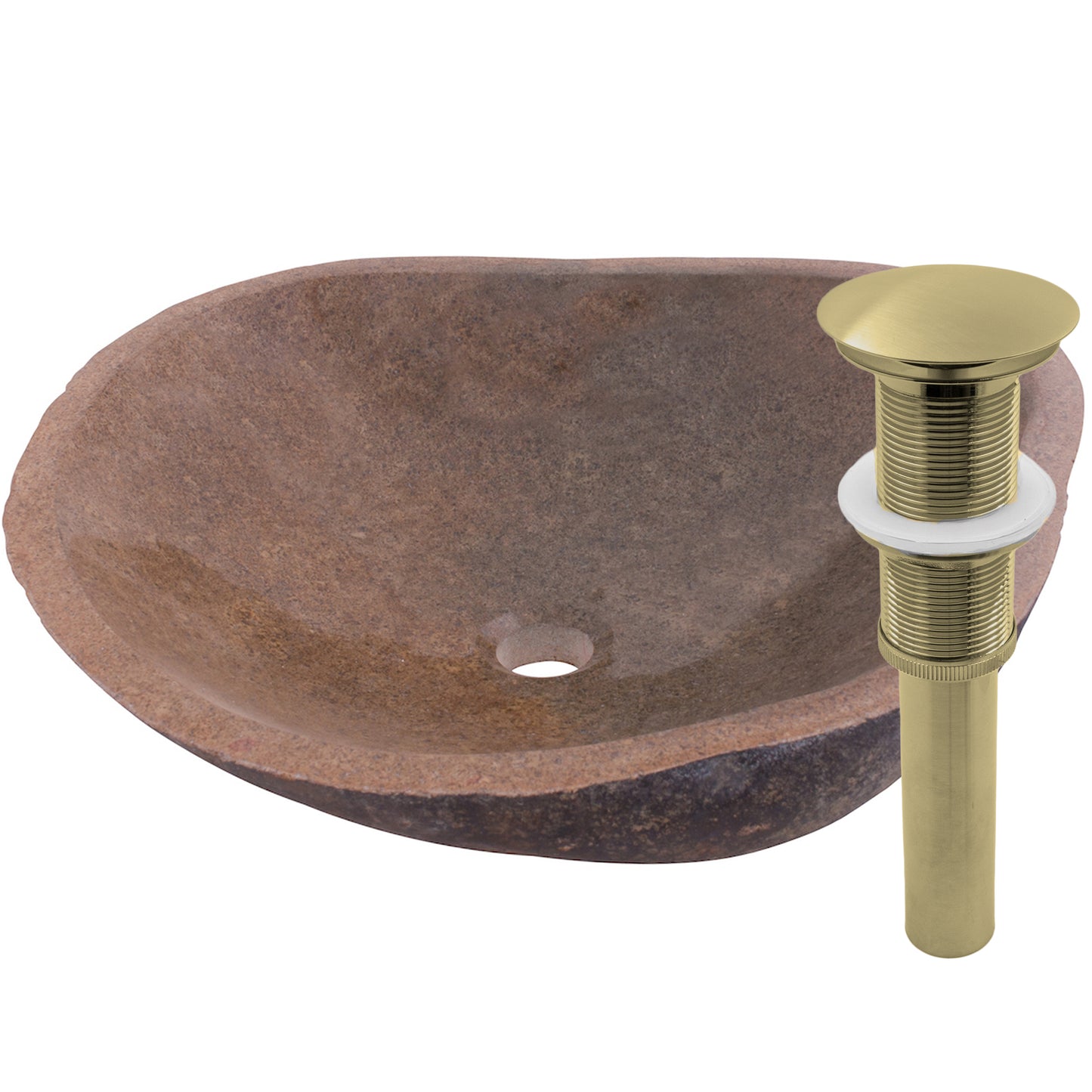 Natural Irregular Terra Cobblestone Vessel Sink NOSV-TC