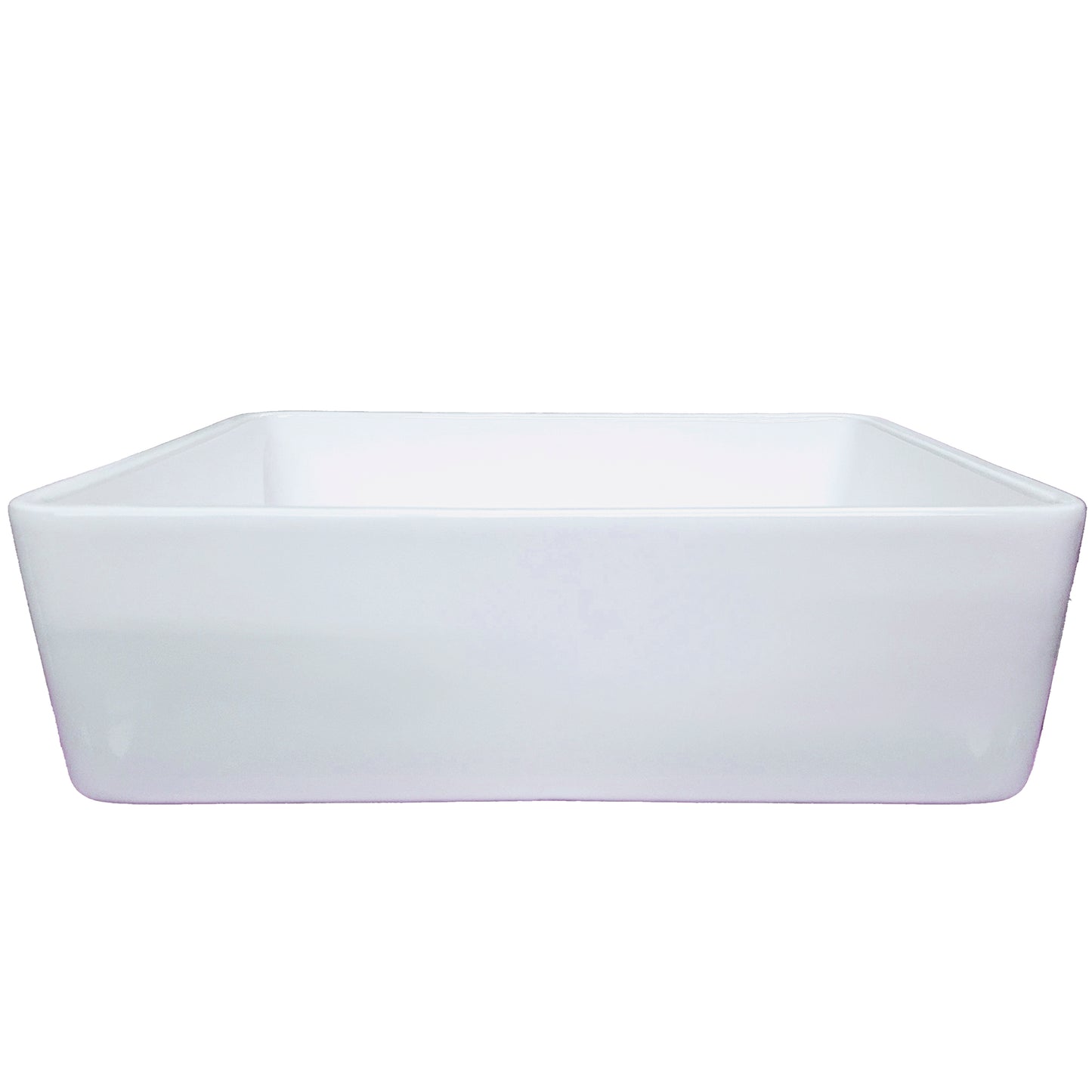 30-Inch Single Bowl Farmhouse Porcelain Kitchen Sink w/Apron, NPK-304923