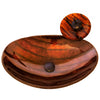 Slipper Hand Painted Brown Camouflage Glass Sink Combo NSFC-0258031001ORB