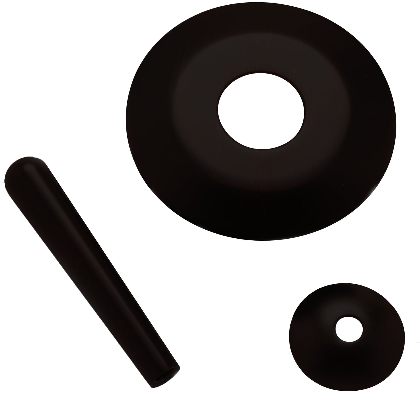 Novatto joystick bathroom faucet handle part set from the 001-HNDL series, with a sleek design and glass disc detail.