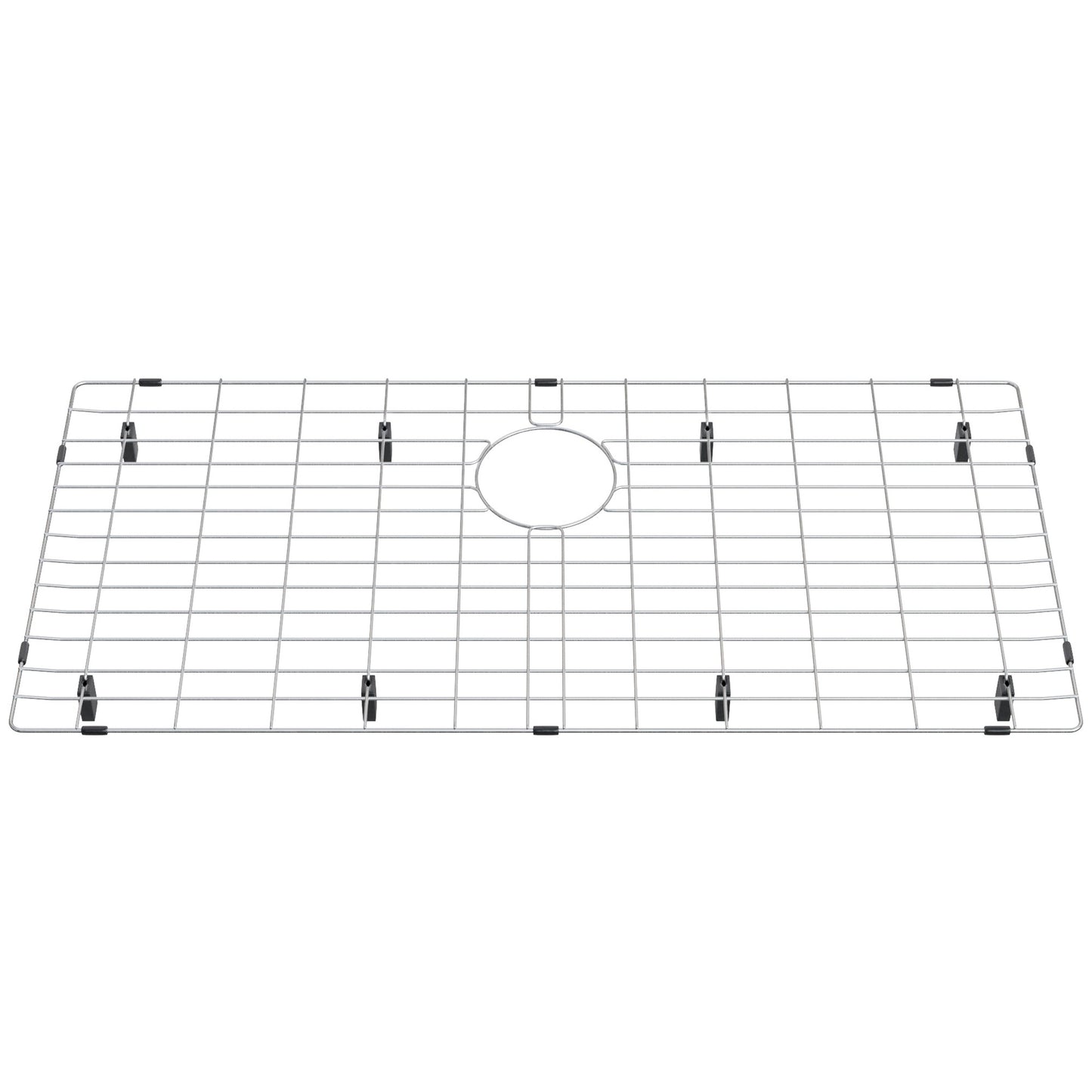 Single Bowl Farmhouse Granite Composite Sink in Absolute Black - NKGC-SBFARM-AB