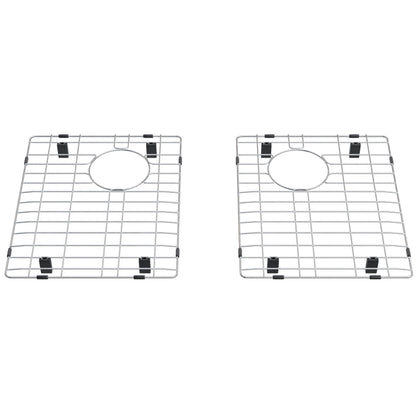 Double Bowl Undermount Granite Composite Sink in Absolute Black - NKGC-5050UND-AB