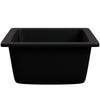 BAJA 18" x 16" Granite Composite Bar Sink in Absolute Black - NKGC-SBBAR-AB