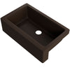 Single Bowl Farmhouse Granite Composite Sink in Expresso - NKGC-SBFARM-EX