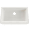 Single Bowl Farmhouse Granite Composite Sink in Striking White - NKGC-SBFARM-WHI