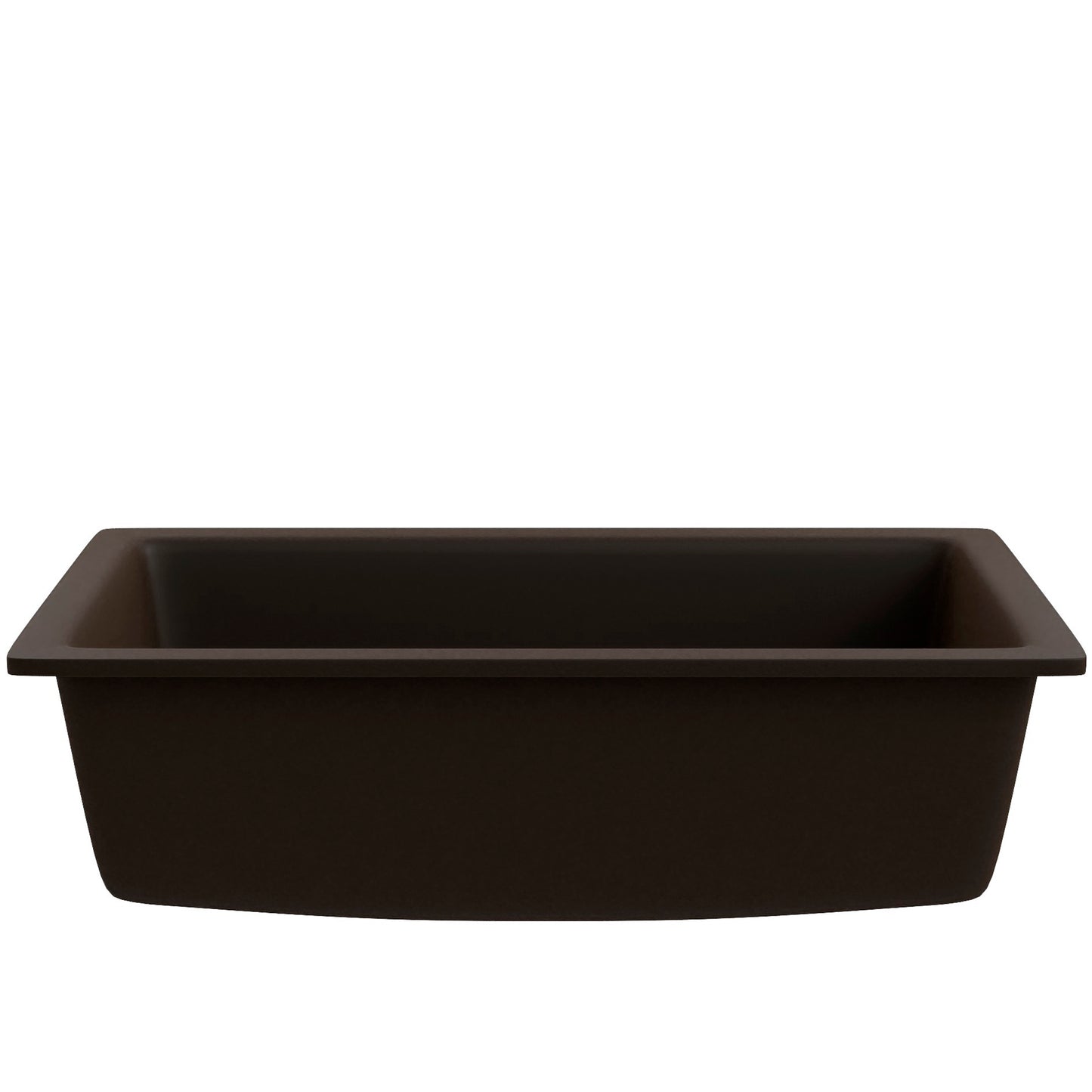 Single Bowl Undermount Granite Composite Sink in Expresso - NKGC-SBUND-EX