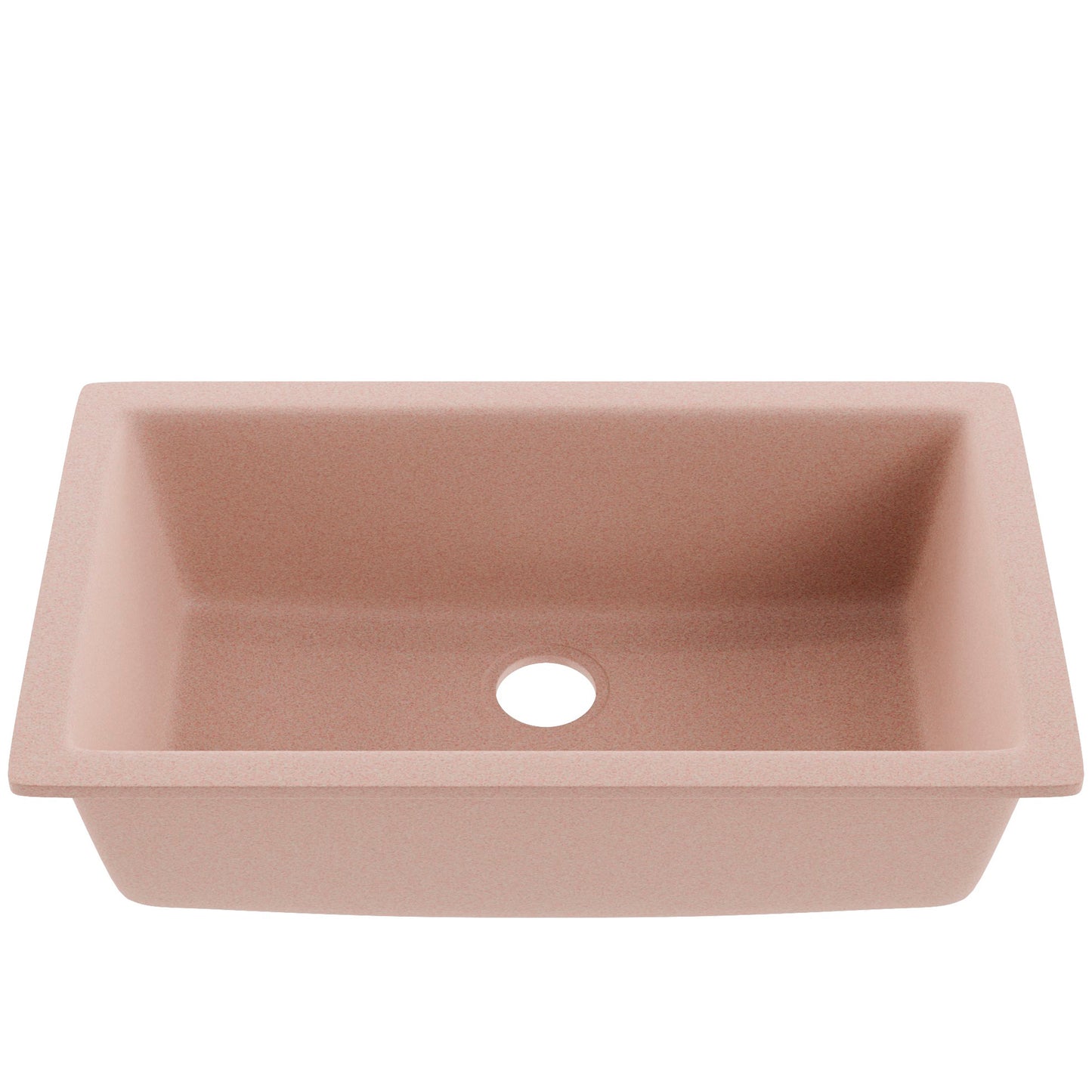 Single Bowl Undermount Granite Composite Sink in Wheat - NKGC-SBUND-WHE