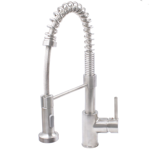 Dual Action Commercial Style Pull-Down Bar and Prep Faucet Series, NKF-H010