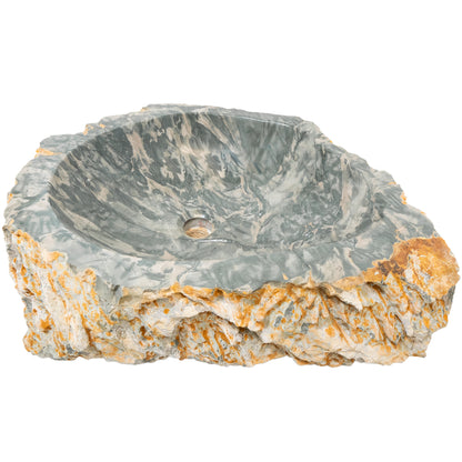 Natural stone Royal Cobblestone vessel sink