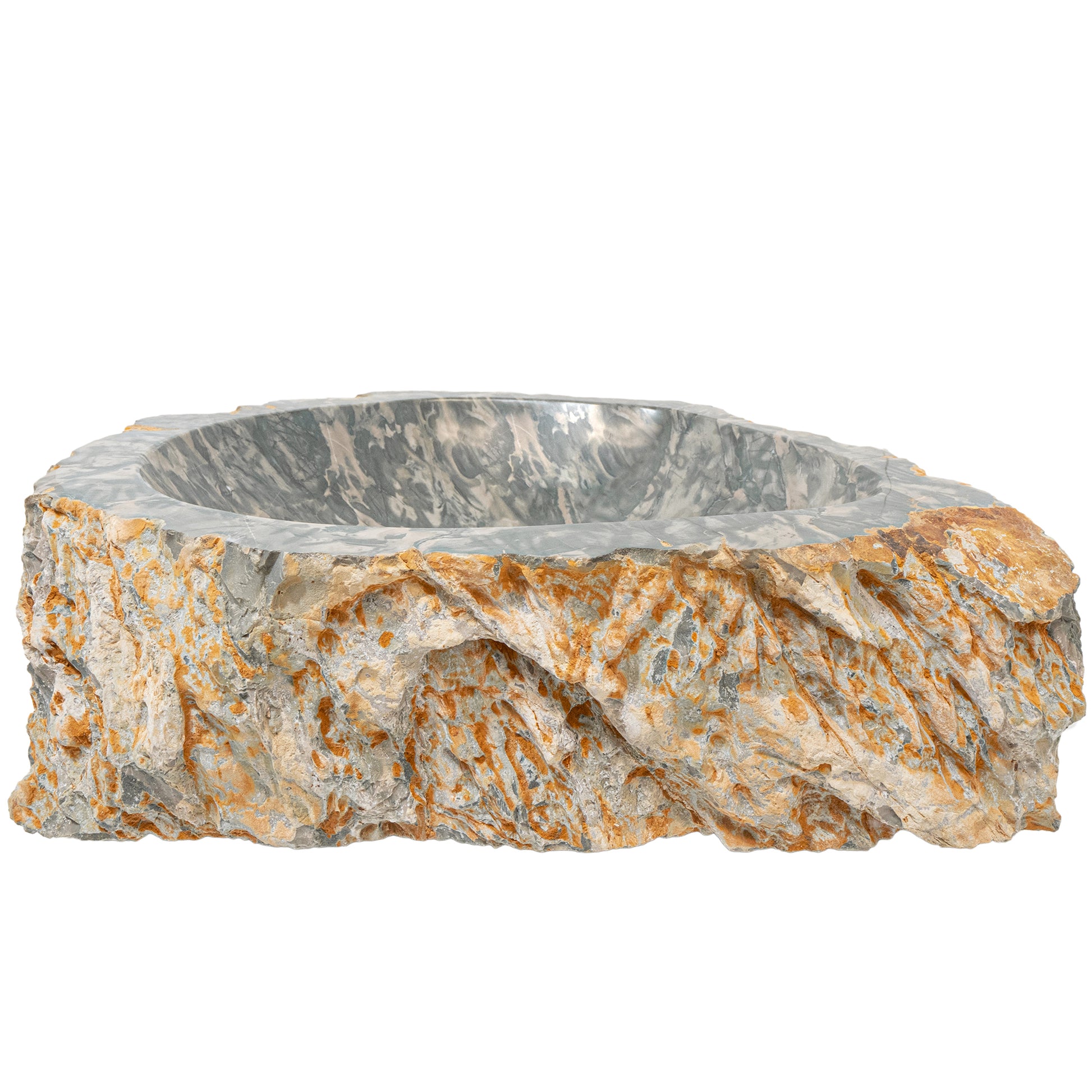 Natural stone Royal Cobblestone vessel sink