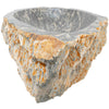 Natural stone Royal Cobblestone vessel sink