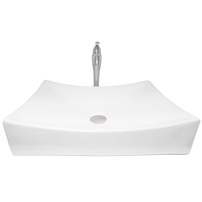 Rectangular Porcelain Vessel Bath Sink Combo NSFC-01141116 Series