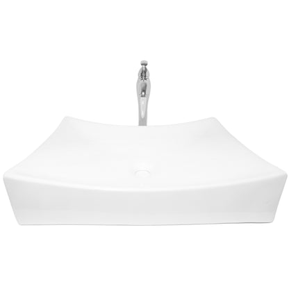 Rectangular Porcelain Vessel Bath Sink Combo NSFC-01141116 Series