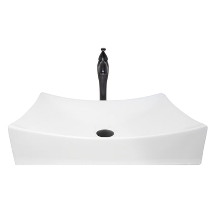 Rectangular Porcelain Vessel Bath Sink Combo NSFC-01141116 Series