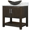30-inch Bath Vanity with Café Mocha Quartz Counter and Sink - NOBV-30CM-6001-0088031