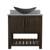 30-inch Bath Vanity with Storm Grey Quartz Counter and Sink - NOBV-30CM-280-0088031
