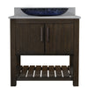 30-inch Bath Vanity with Storm Grey Quartz Counter and Sink - NOBV-30CM-280-19034