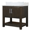 30-inch Bath Vanity with Café Mocha Quartz Counter and Sink - NOBV-30CM-6001-01141