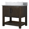 30-inch Bath Vanity with Storm Grey Quartz Counter and Sink - NOBV-30CM-280-01141