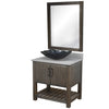 30-inch Bath Vanity with Storm Grey Quartz Counter and Sink - NOBV-30CM-280-317G