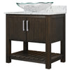 30-inch Bath Vanity with Café Mocha Quartz Counter and Sink - NOBV-30CM-6001-317C