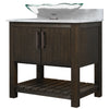 30-inch Bath Vanity with Storm Grey Quartz Counter and Sink - NOBV-30CM-280-317C