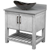 30-inch Bath Vanity with Storm Grey Quartz Counter and Sink - NOBV-30SG-280-0088031