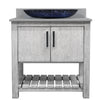 30-inch Bath Vanity with Storm Grey Counter and Sink, NOBV-30SG-280-19034