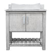 30-inch Bath Vanity with Carrara White Marble Counter and Sink - NOBV-30SG-CAR-01141