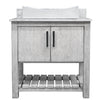 30-inch Bath Vanity with Carrara White Marble Counter and Sink - NOBV-30SG-CAR-01141