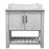 30-inch Bath Vanity with Carrara White Marble Counter and Sink - NOBV-30SG-CAR-01141