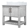 30-inch Bath Vanity with Carrara White Marble Counter and Sink - NOBV-30SG-CAR-01141