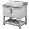 30-inch Bath Vanity with Storm Grey Quartz Counter and Sink - NOBV-30SG-280-01141