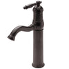 single handle traditional vessel faucet in oil rubbed bronze