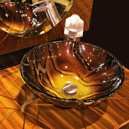 Cascade Modern Waterfall Single Hole Vessel Bath Faucet, GF-057