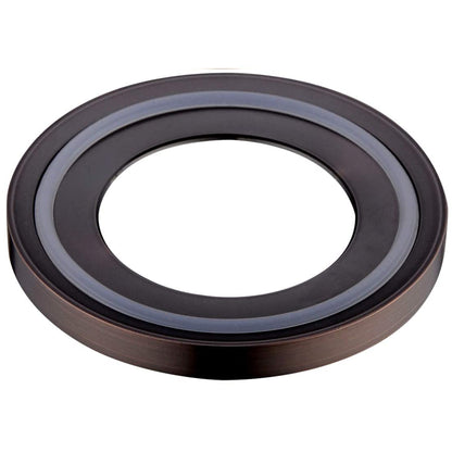 mounting ring spacers for vessel sinks