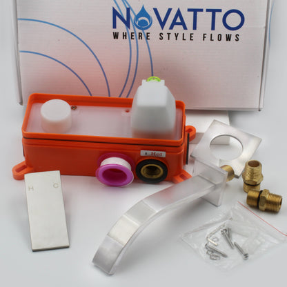 Single Handle Wall Mount Bathroom Faucet