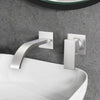 Single Handle Wall Mount Bathroom Faucet lifestyle