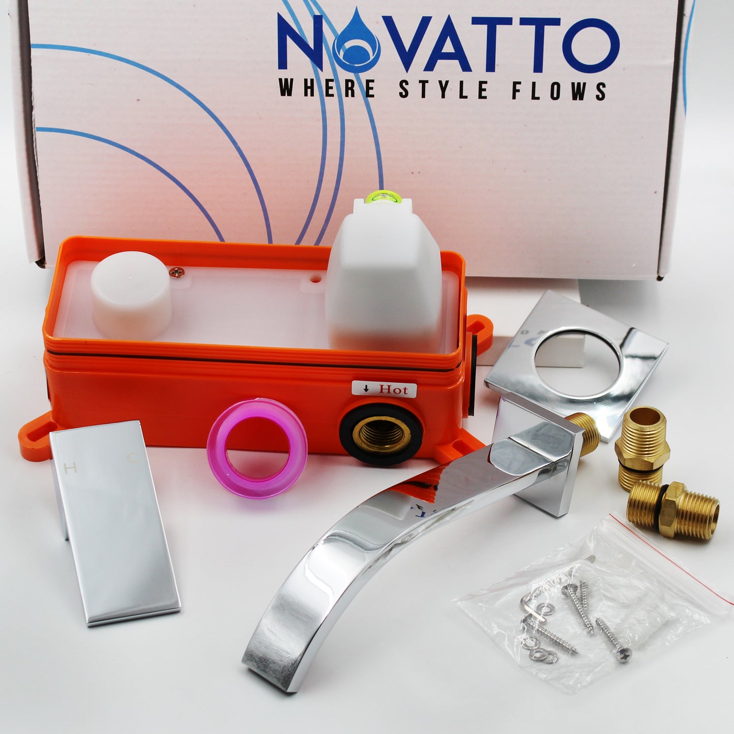 Single Handle Wall Mount Bathroom Faucet