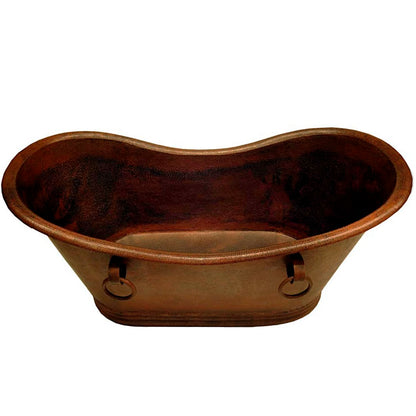 Adamo Freestanding Hammered Copper Bath Tub NBT-ADA series