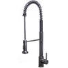dual action pull down oil rubbed bronze  kitchen faucet