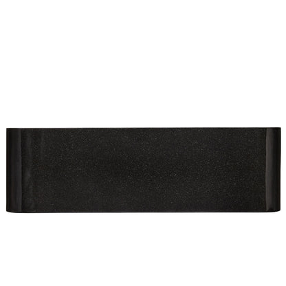 Single Bowl Kitchen Sink in Black Granite Apron