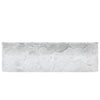 Reversible 60/40 Kitchen Sink in Carrara White Marble w/ Chiseled or Polish Apron - NKS-DBNCW