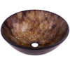 Brown Spotted Glass Sink