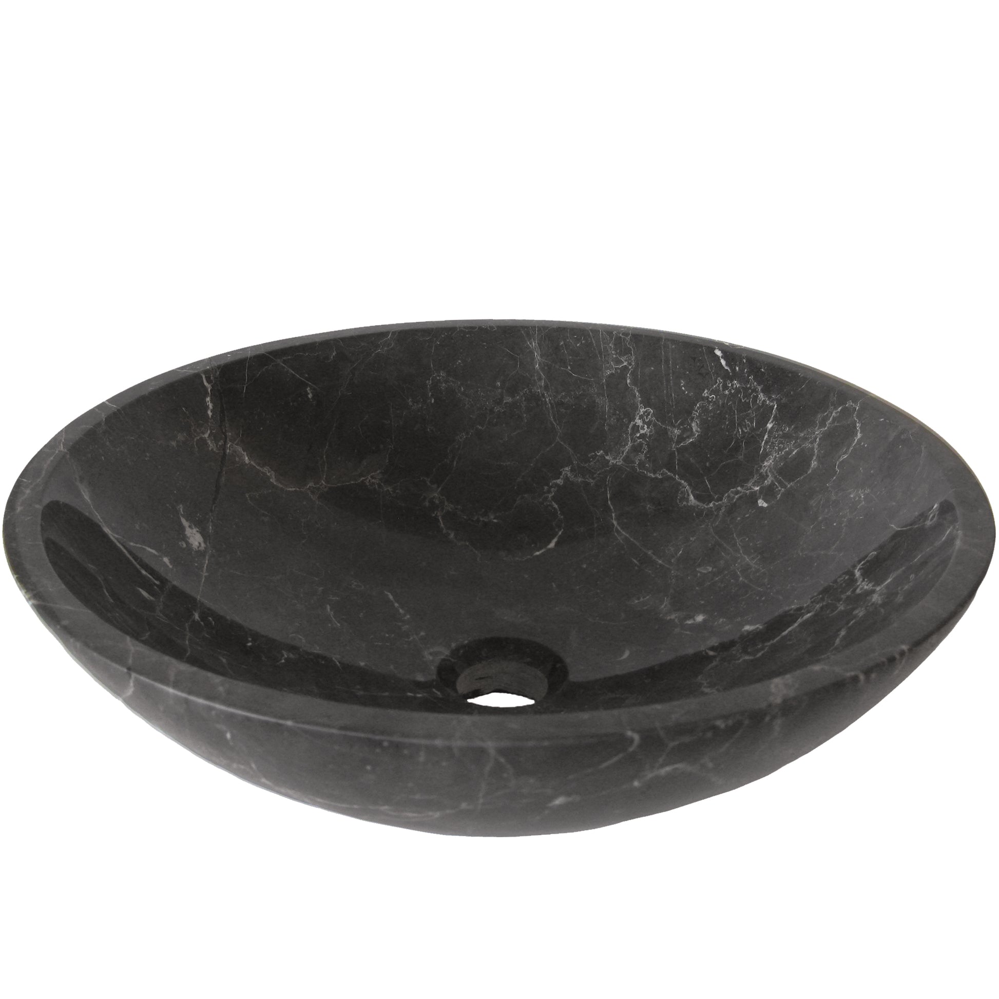 Natural Stone Round Coffee Marble Vessel Sink